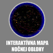 Interaktívna mapa nočnej oblohy